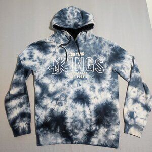 Zoo York Kings Skateboarder Hoodie men's size S grey tie-dye with graphic